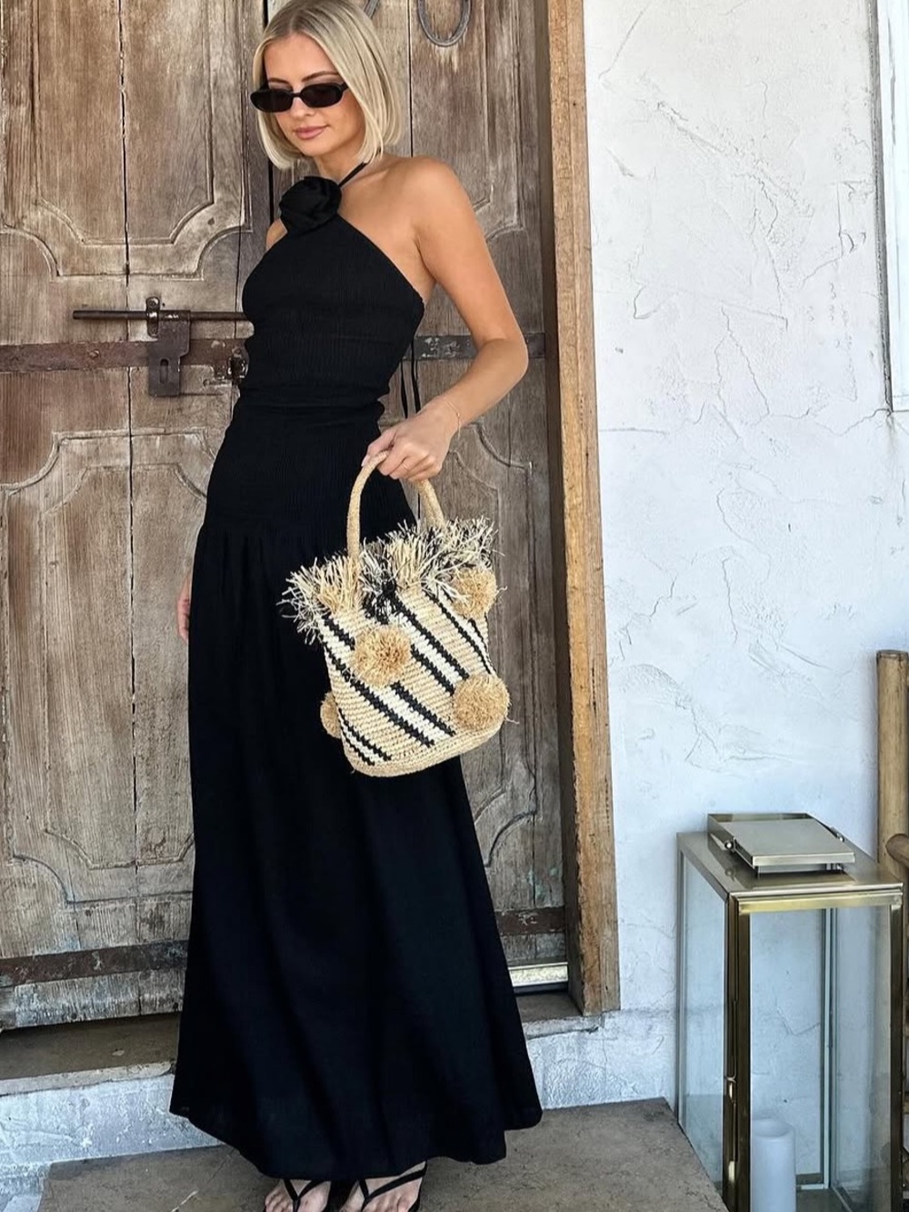 The Wolf Gang Siesta Halter Maxi Dress - Picture 2 of 12